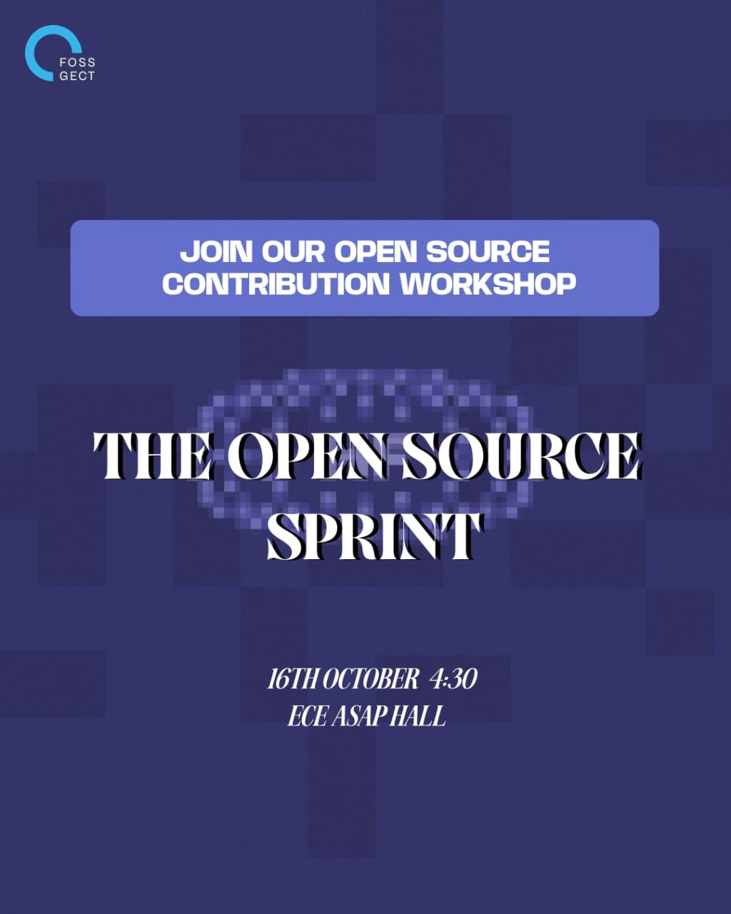 The Open Source Sprint event banner