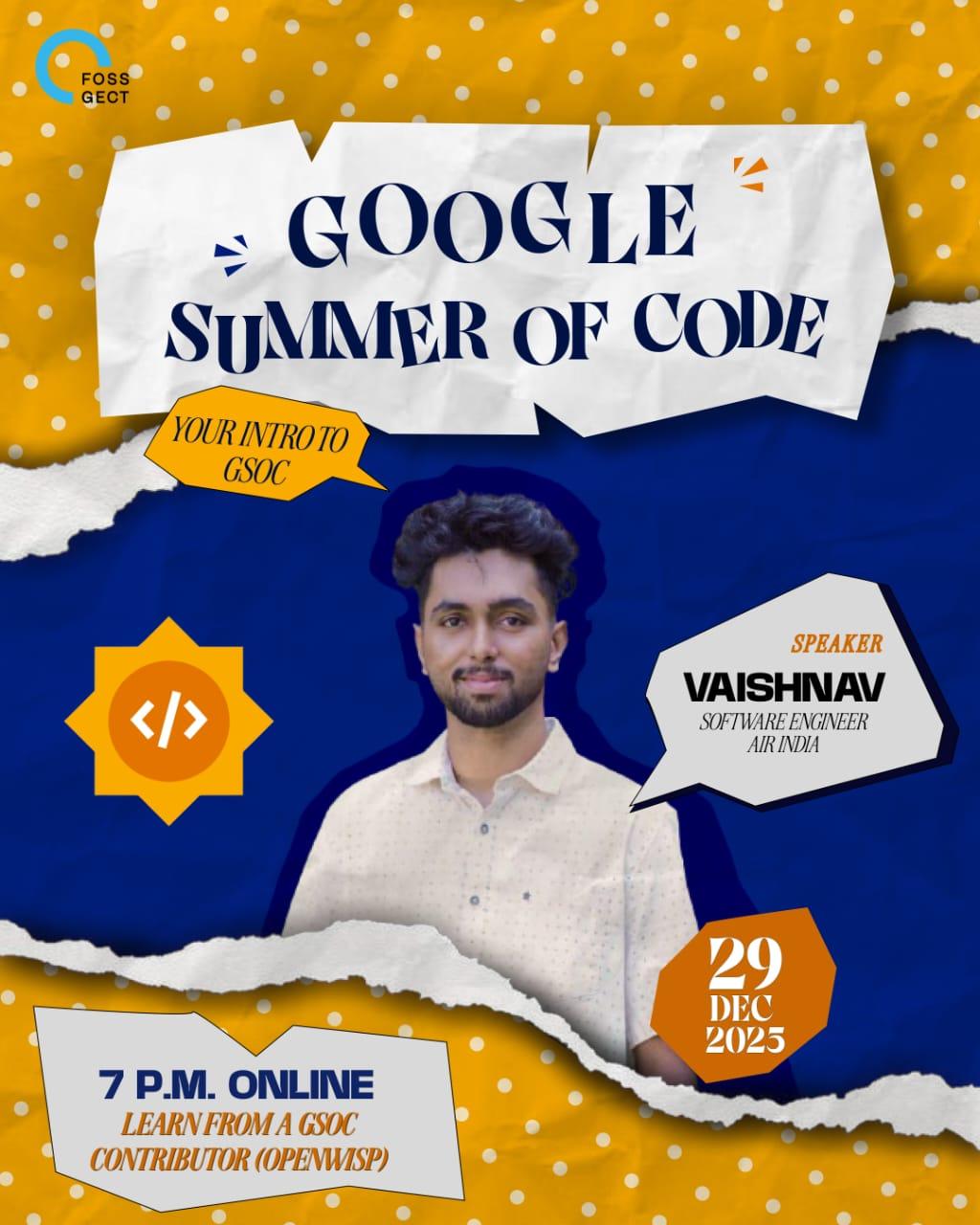 Your Intro to GSoC event banner