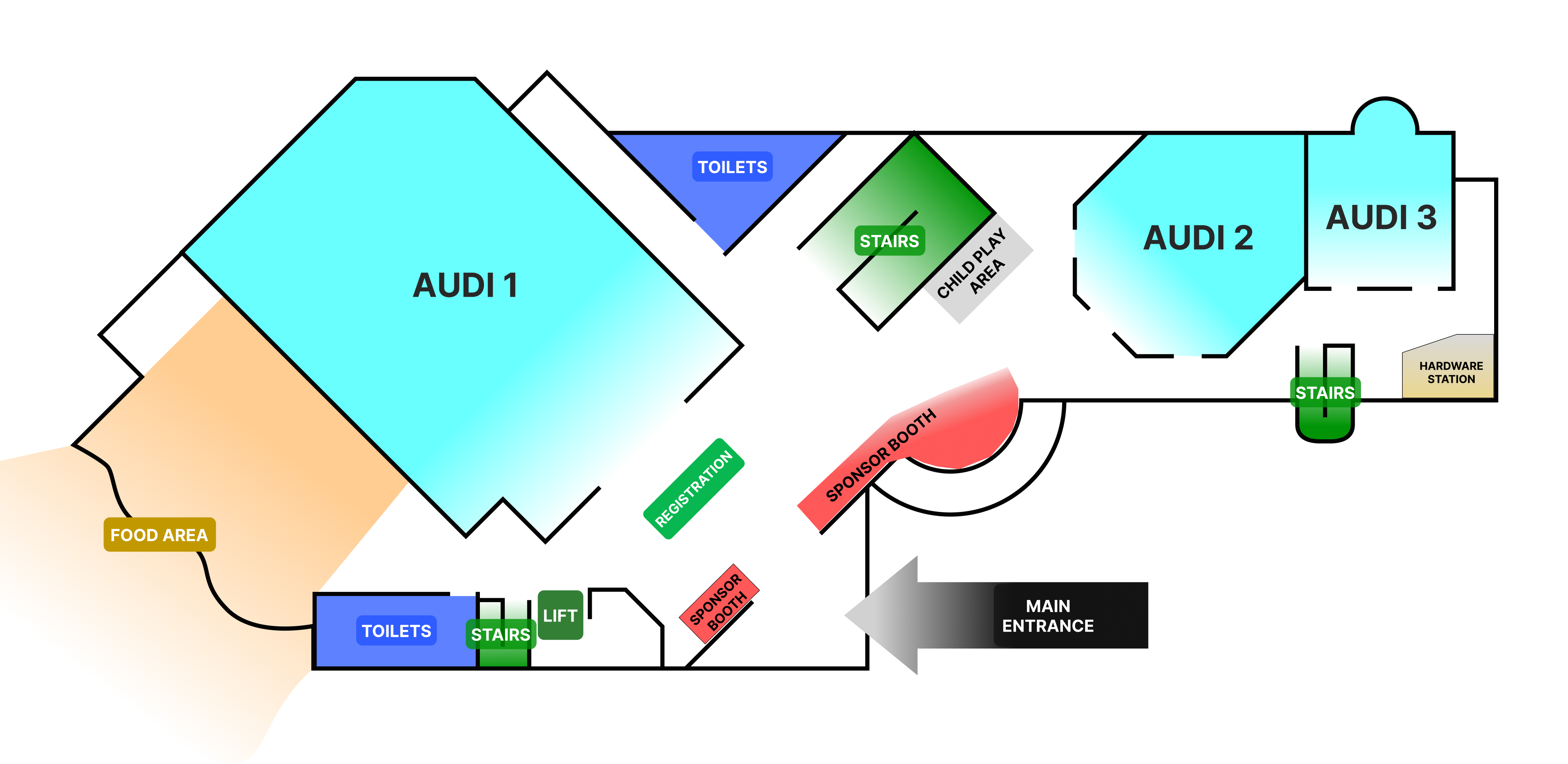 Ground floor layout