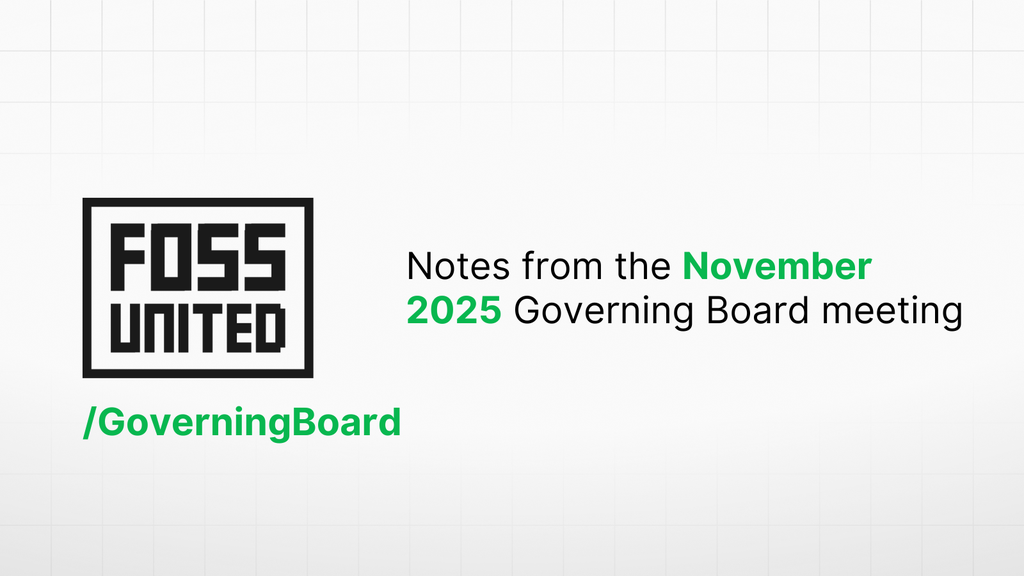 Notes from the November 2025 Governing Board meeting - Cover Image