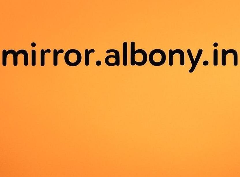 Supporting Albony mirror - Cover Image